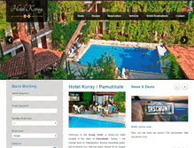Tablet Screenshot of hotelkoray.com